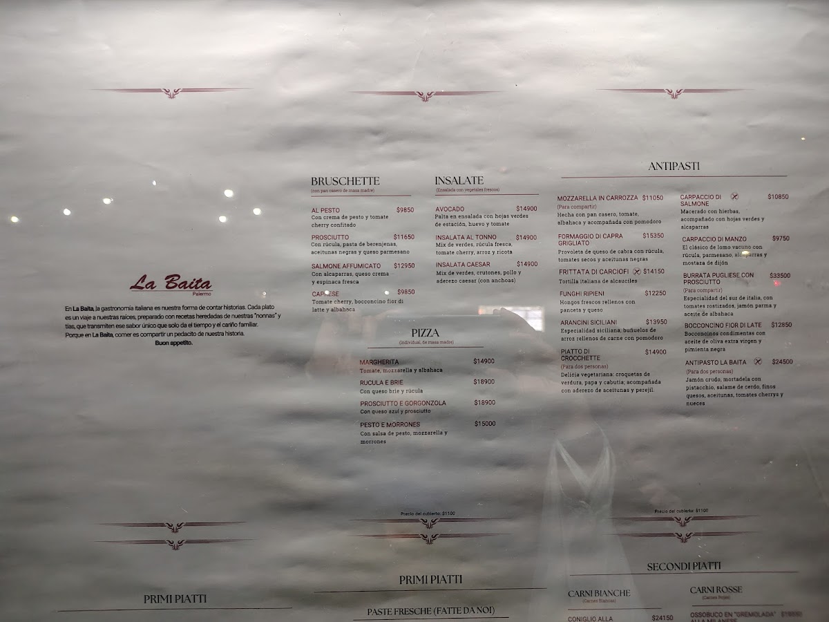 Menu La Baita Palermo-1